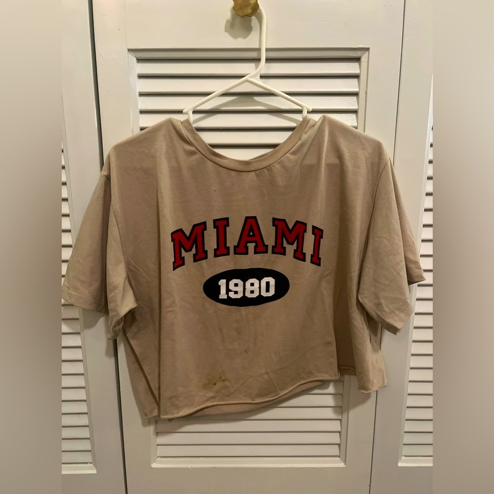 Cropped tshirt M
